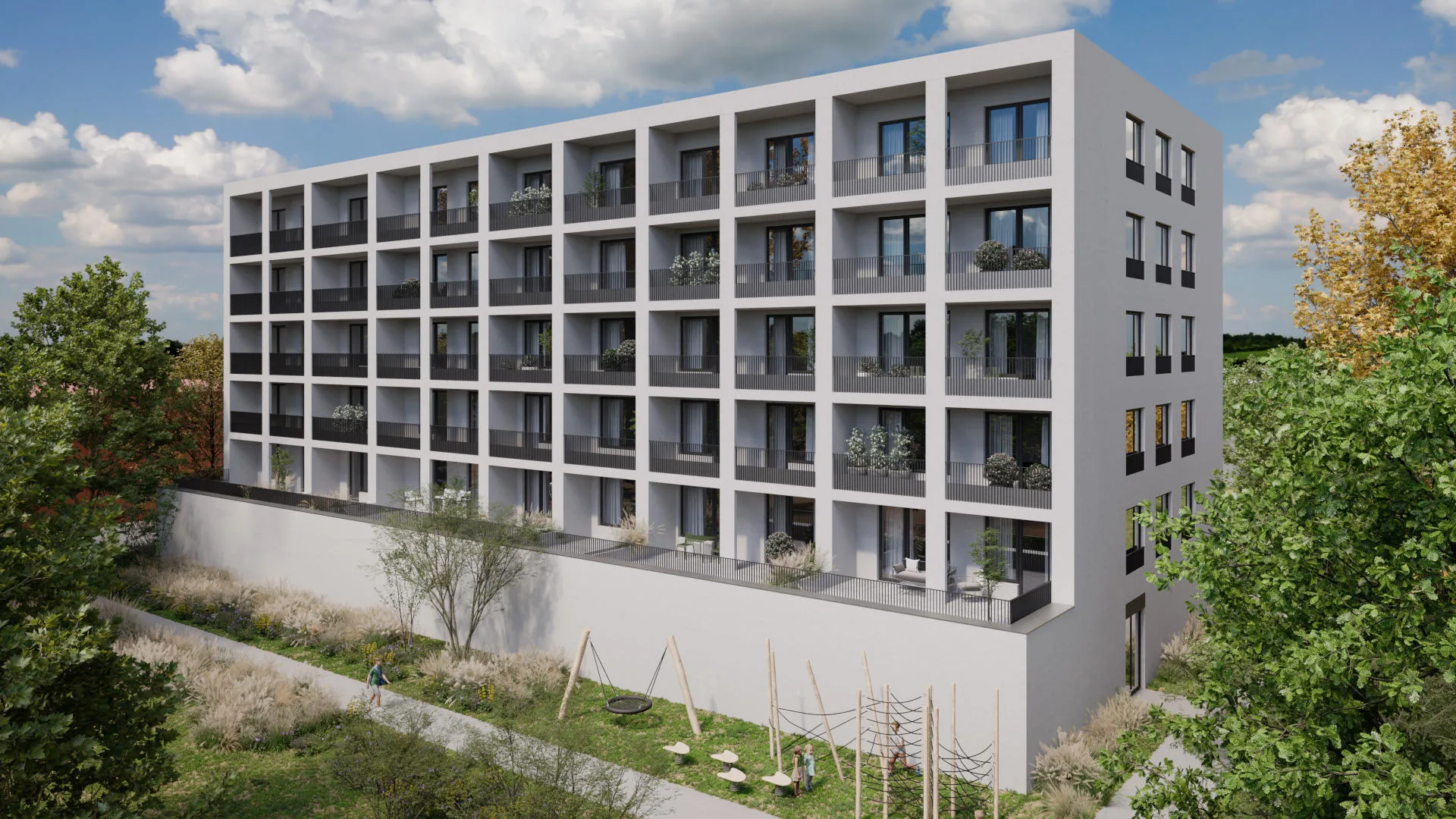 Pri Vrbine residence, exterior